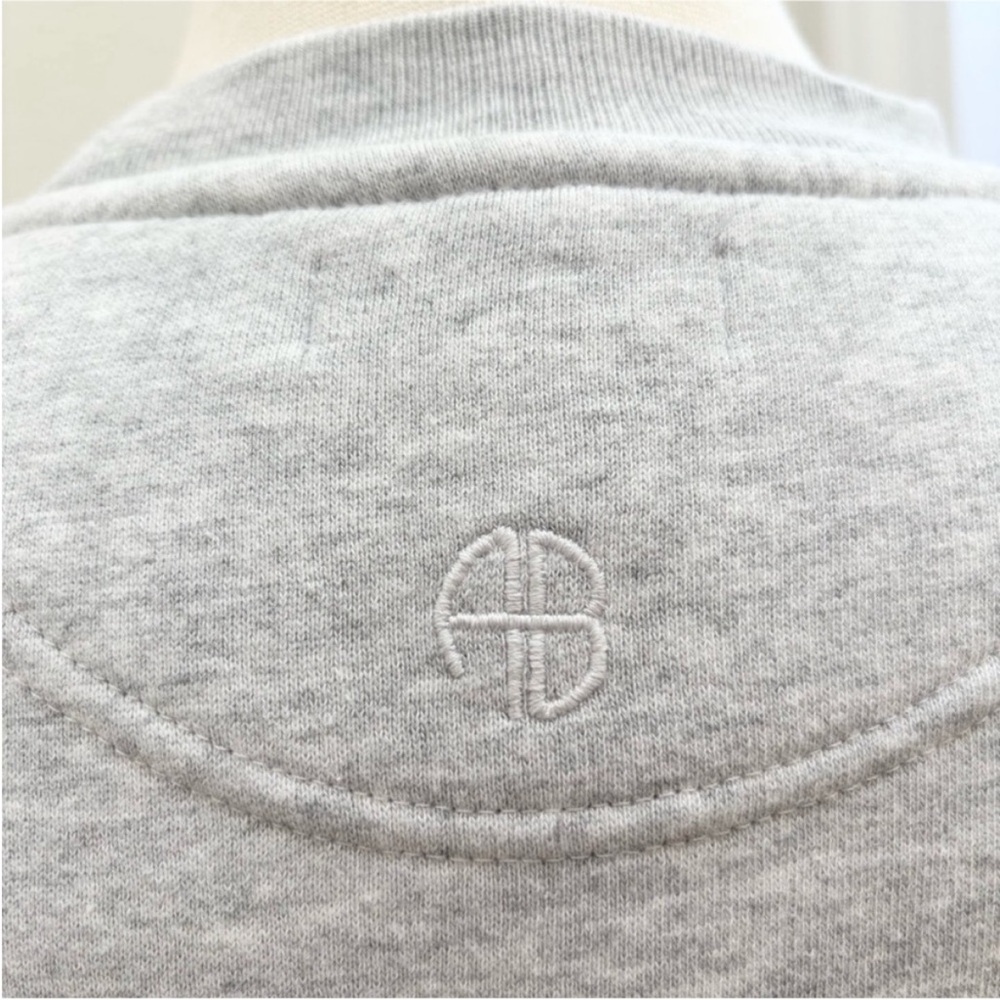 Anine Bing Ramona Graphic Sweatshirt Designer Kate Moss Rare Black Gray Size Xs - Picture 10 of 11